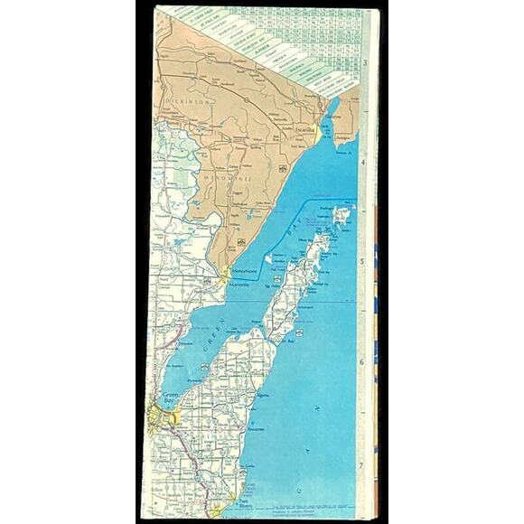 Official Wisconsin State Map 1998 Vintage Ephemera Vacation Travel Trip Atlas - Picture 3 of 4